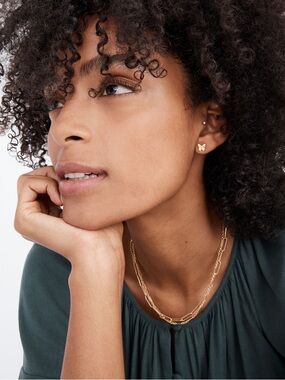 Madewell Butterfly Stud Earrings